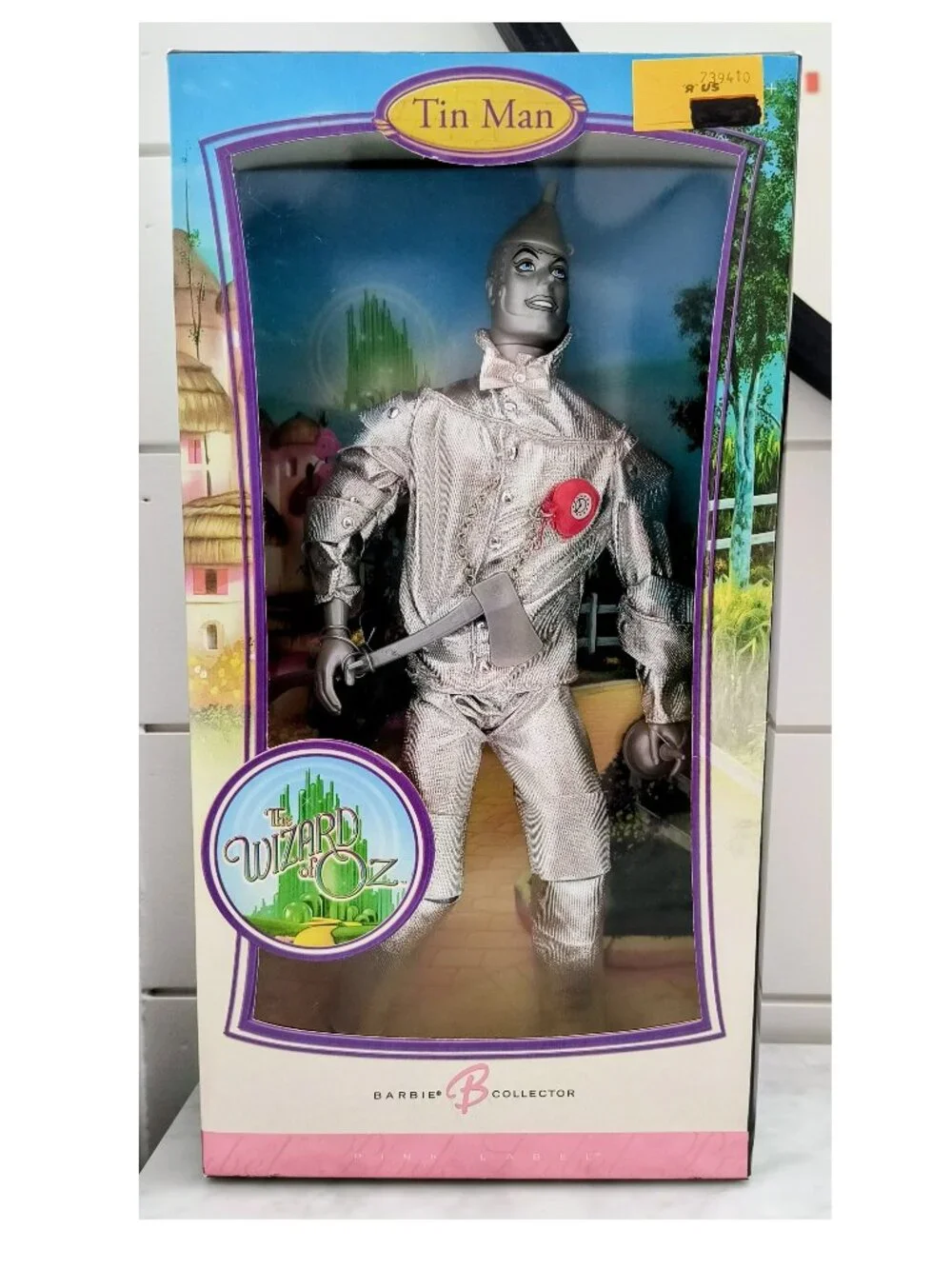 NEW - 2006 Mattel Barbie Collector Wizard of Oz Tin Man Doll (Pink Label)